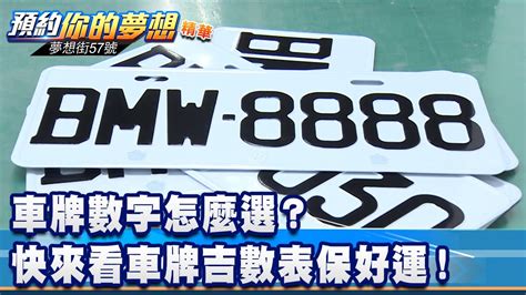 車牌尾數3|數字易經對照表，手機、車牌尾數看吉凶！